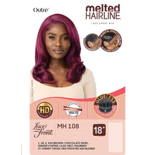 Load image into Gallery viewer, Outre Melted Hairline Synthetic Hd Lace Front Wig - Mh108
