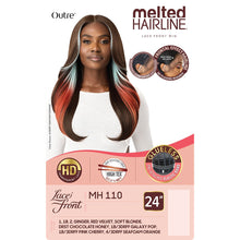 Load image into Gallery viewer, Outre Melted Hairline Synthetic Hd Lace Front Wig - Mh110
