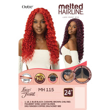 Load image into Gallery viewer, Outre Melted Hairline Synthetic Hd Lace Front Wig - Mh 115
