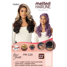 Load image into Gallery viewer, Outre Melted Hairline Synthetic Hd Lace Front Wig - Mh 126
