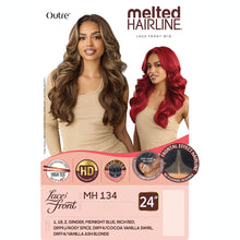 Load image into Gallery viewer, Outre Melted Hairline Synthetic Hd Lace Front Wig - Mh 134
