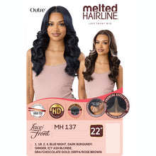 Load image into Gallery viewer, Outre Melted Hairline Synthetic Hd Lace Front Wig - Mh 137
