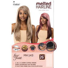 Load image into Gallery viewer, Outre Melted Hairline Synthetic Hd Lace Front Wig- Mh143
