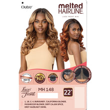 Load image into Gallery viewer, Outre Melted Hairline Synthetic Hd Lace Front Wig- Mh148
