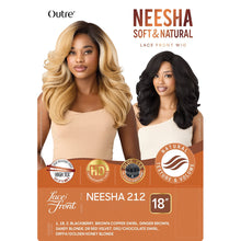 Load image into Gallery viewer, Outre Synthetic Lace Front Wig (soft &amp; Natural) - Neesha 212
