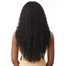 Load image into Gallery viewer, Outre Human Hair Blend 5x5 Lace Closure Wig - Hhb Peruvian Water Wave 24&quot;

