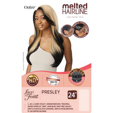 Load image into Gallery viewer, Outre Melted Hairline Synthetic Hd Lace Front Wig - Presley
