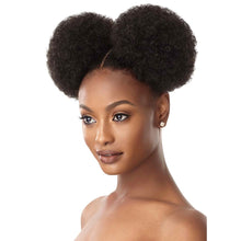 Load image into Gallery viewer, Outre Quick Pony Drawstring Ponytail - Afro Puff Duo Large
