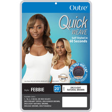 Load image into Gallery viewer, Outre Synthetic Half Wig Quick Weave - Febbie
