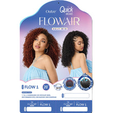 Load image into Gallery viewer, Outre Synthetic Half Wig Flowair Quick Weave- Flow 1
