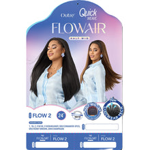 Load image into Gallery viewer, Outre Synthetic Half Wig Flowair Quick Weave- Flow 2
