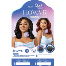 Load image into Gallery viewer, Outre Synthetic Half Wig Flowair Quick Weave- Flow 5
