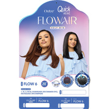 Load image into Gallery viewer, Outre Synthetic Half Wig Flowair Quick Weave- Flow 6
