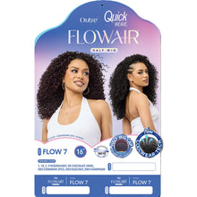 Load image into Gallery viewer, Outre Synthetic Half Wig Flowair Quick Weave- Flow 7
