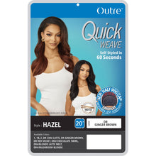 Load image into Gallery viewer, Outre Synthetic Half Wig Quick Weave - Hazel
