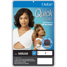 Load image into Gallery viewer, Outre Synthetic Half Wig Quick Weave - Miriam
