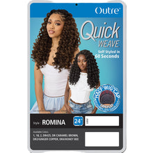Load image into Gallery viewer, Outre Synthetic Half Wig Quick Weave - Romina
