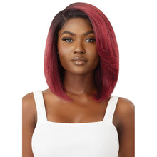 Load image into Gallery viewer, Outre Synthetic Sleek Lay Part Hd Transparent Lace Front Wig - Rudy
