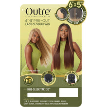 Load image into Gallery viewer, Outre 6x5 Pre-cut Lace Closure Wig - Human Hair Blend - Sleek Yaki 30
