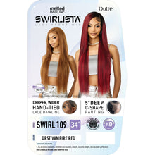 Load image into Gallery viewer, Outre Synthetic Melted Hairline Hd Lace Front Wig - Swirl109
