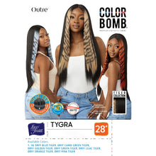 Load image into Gallery viewer, Outre Synthetic Color Bomb Hd Lace Front Wig - Tygra
