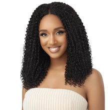 Load image into Gallery viewer, Outre Big Beautiful Human Hair Blend U Part Cap Leave Out Wig - Passion Coils 20
