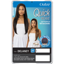 Load image into Gallery viewer, Outre Synthetic Half Wig Quick Weave- Delaney
