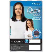Load image into Gallery viewer, Outre Synthetic Hair Half Wig Quick Weave - Kalina 18
