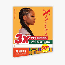 Load image into Gallery viewer, Sensationnel X-pression Synthetic Braid - 3x Pre-stretched 50 Inch

