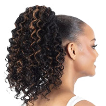 Load image into Gallery viewer, Shake N Go Pony Crush Synthetic Drawstring Ponytail- Hawaiian Glow
