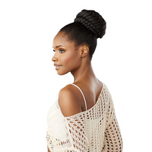 Load image into Gallery viewer, Sensationnel Hair Wig Piece Hd Lace Parting Lulu Bun - Braided Bun Unit 1
