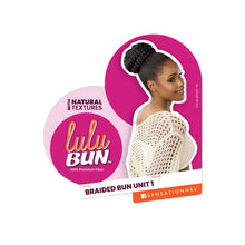 Load image into Gallery viewer, Sensationnel Hair Wig Piece Hd Lace Parting Lulu Bun - Braided Bun Unit 1
