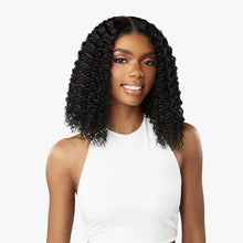 Load image into Gallery viewer, Sensationnel Human Hair Blend Butta Hd Lace Front Wig - W&amp;w Water Wave 12&quot;
