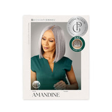 Load image into Gallery viewer, Sensationnel Platinum Glow Human Hair Blend 13x6 Glueless Lace Wig - Amandine
