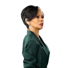 Load image into Gallery viewer, Sensationnel Platinum Glow Human Hair Blend 13x6 Glueless Lace Wig - Marceline
