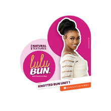 Load image into Gallery viewer, Sensationnel Syntetic Hair Wig Piece Lulu Bun Updo - Knotted Bun Unit 1

