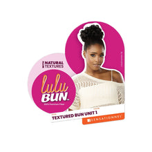 Load image into Gallery viewer, Sensationnel Hair Wig Piece Hd Lace Parting Lulu Bun - Textured Bun Unit 1
