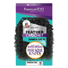 Load image into Gallery viewer, Sensationnel Premium Too Human Hair Blend Feather Crochet- Burmese Curl 14
