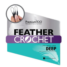 Load image into Gallery viewer, Sensationnel Premium Too Human Hair &amp; Fiber Blend Feather Crochet- Deep 14
