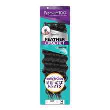 Load image into Gallery viewer, Sensationnel Premium Too Human Hair &amp; Fiber Blend Feather Crochet- Deep 14
