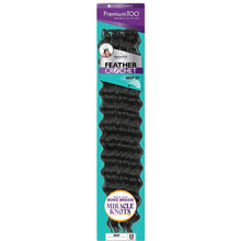 Load image into Gallery viewer, Sensationnel Premium Too Human Hair &amp; Fiber Blend Feather Crochet- Deep 22
