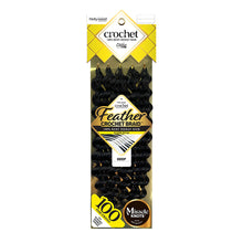 Load image into Gallery viewer, Zury Sis Hollywood Feather Crochet Braid Human Hair - Deep 12
