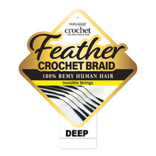 Load image into Gallery viewer, Zury Sis Hollywood Feather Crochet Braid Human Hair - Deep 12
