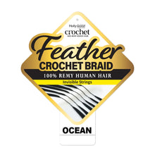 Load image into Gallery viewer, Zury Sis Hollywood Feather Crochet Braid Human Hair - Ocean 12
