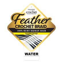 Load image into Gallery viewer, Zury Sis Hollywood Feather Crochet Braid Human Hair - Water 12
