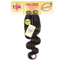 Load image into Gallery viewer, 15a Pink Lemon Unprocessed Virgin Remi Hair 2x6 Lace Closure- Body Wave 12
