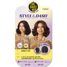 Load image into Gallery viewer, Outre The Daily Wig Style &amp; Dash Premium Synthetic Lace Part Wig- Daily 29
