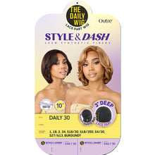 Load image into Gallery viewer, Outre The Daily Wig Style &amp; Dash Premium Synthetic Lace Part Wig- Daily 30

