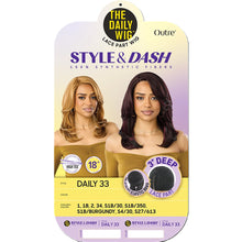 Load image into Gallery viewer, Outre The Daily Wig Style &amp; Dash Premium Synthetic Lace Part Wig- Daily 33
