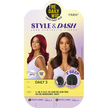 Load image into Gallery viewer, Outre The Daily Wig Style &amp; Dash 3" Deep Lace Part - Daily 3

